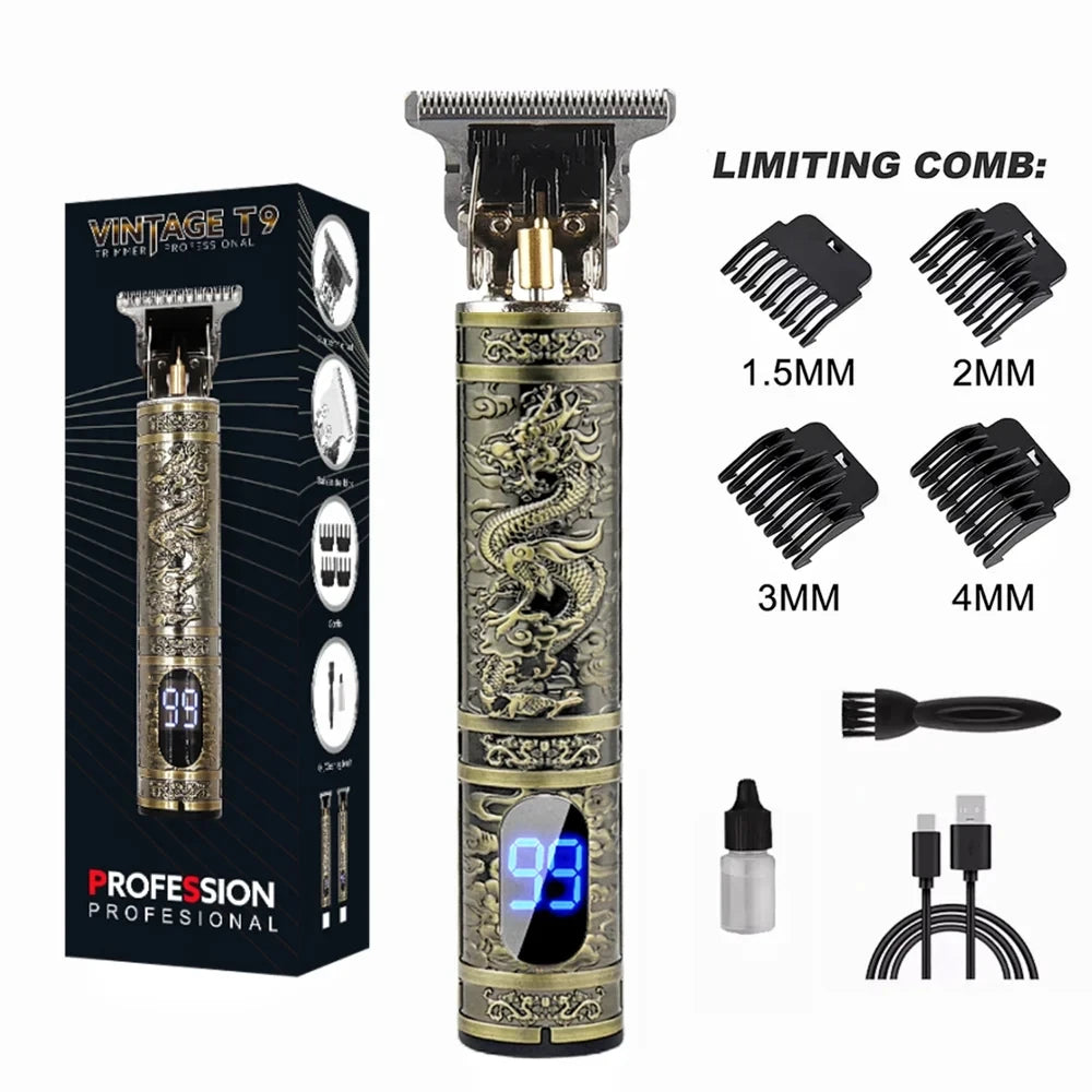 T9 LCD Electric Hair Trimmer / Shaver